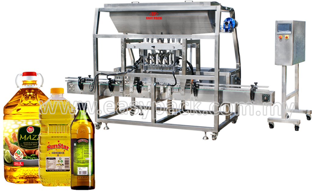 Cooking Oil Bottle Packing Machine by Easypack Packing Machines Malaysia